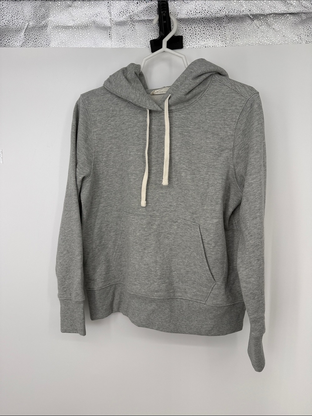 Everlane Light Gray Womens Hoodie Sweatshirt Small